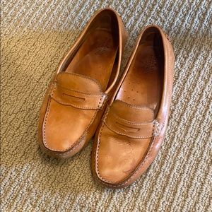Leather loafers
